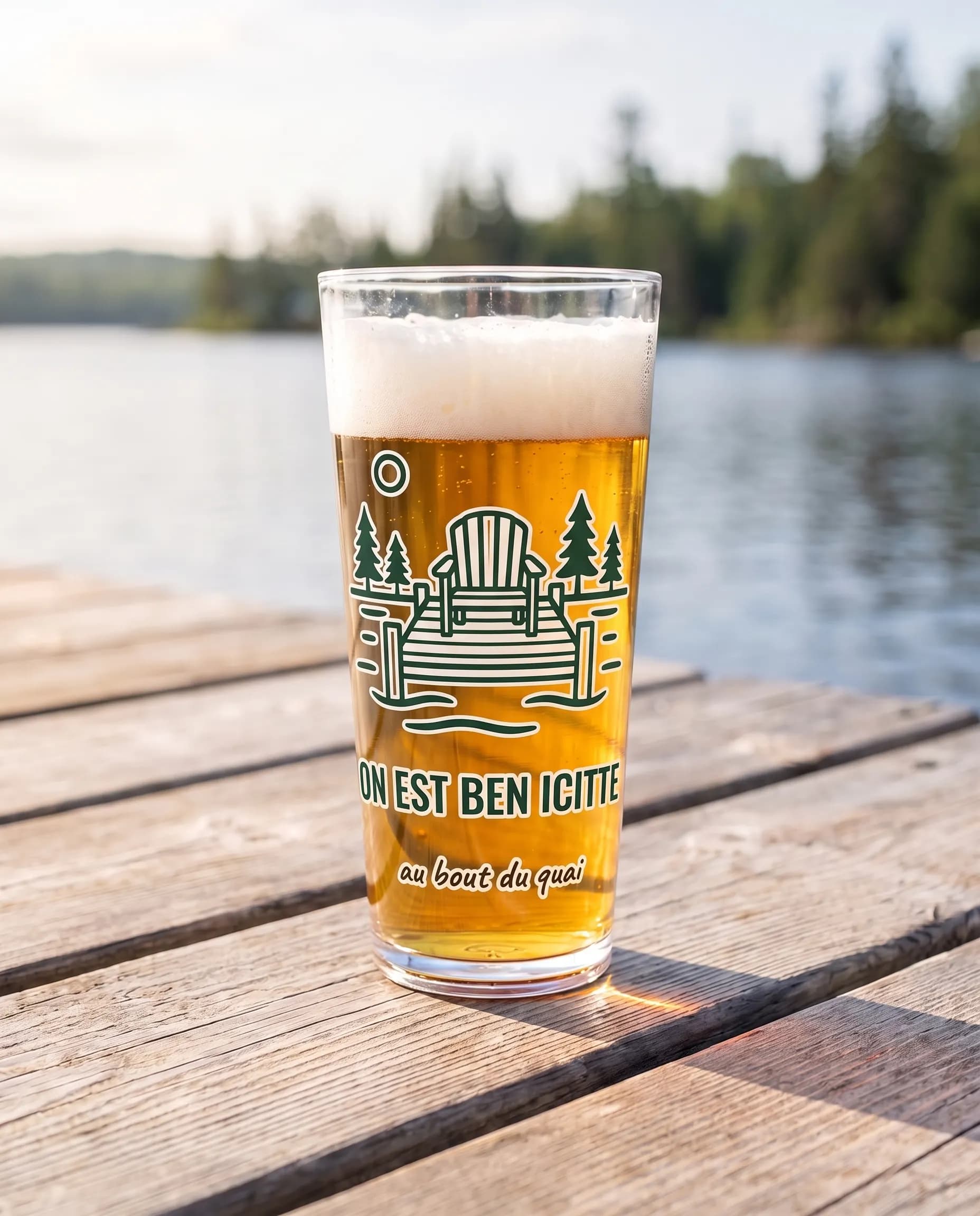Le Grand 700 ml, verre transparent imprimé